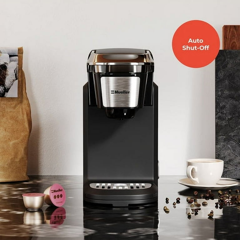 Single Serve Coffee Maker, One Button Operation with Auto Shut-Off For  Coffee