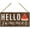 A, variant on Hello Summer Sign Decor for Front Door, Sunshine Pool Days Summer Nights, Suummer Welcome Sign for Home Porch Decor Kitchen Dining Room Wall Art Summer Decoration for Home Office Bedroom Outdoor