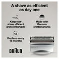 thumbnail image 4 of Braun Series 7 70S Men's Electric Shaver Head Replacement Cassette, Silver, 4 of 8