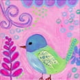 thumbnail image 2 of Marmont Hill "Lavender Green Bird" by Jill Lambert Painting Print on Wrapped Canvas, 2 of 5