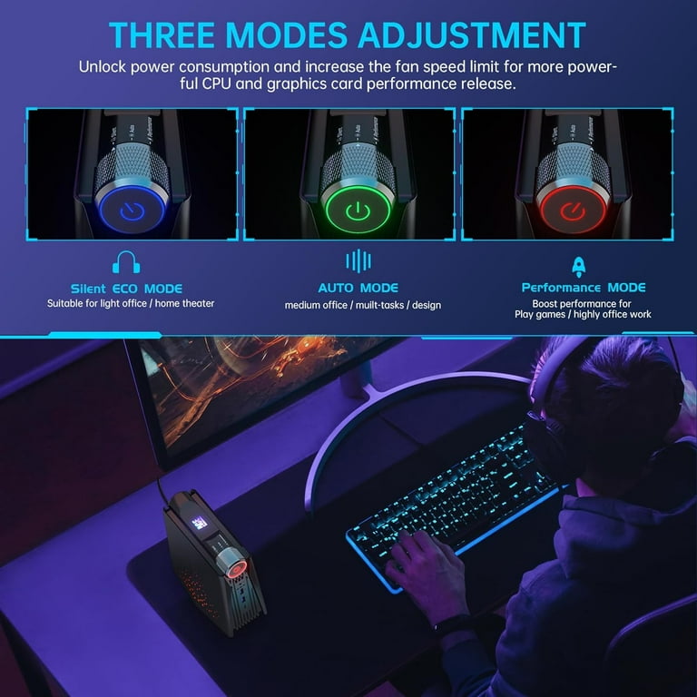 KAMRUI Mini Gaming PC, AMD Ryzen 5 5600U, 16GB RAM, 512GB NVMe SSD