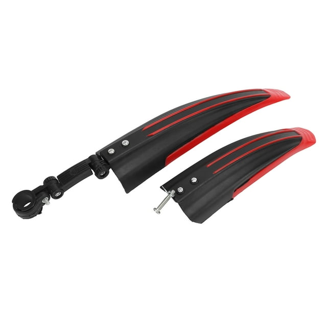 Garde-boue de Vélo, Garde-Boue avant Arrière Haute Élasticité Élargi Haute Pression PVC pour Roues avant et Arrière de 22 Pouces pour Roues avant et Arrière de 24 Pouces Rouge