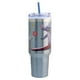 thumbnail image 3 of Termo Alto Doble Pared Con Asa Y Popote, Diseño Stitch Live Action “Surfin Stitch”, Termo Metalizado Azul, Capacidad 1. 2 L, 3 of 8