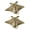 2pcs, variant on Giaone Antiqued Brass Stingrays Figurine Ornament Chinese Fengshui Sculpture for Living Room and Decors Enhancement