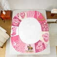 thumbnail image 5 of Homewish Western Cowgirl Full Sheet Set (4-Piece) Horseshoe Skull Skeleton Decor For Girls Kids, 5 of 7