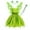Green, variant on IBTOM CASTLE Tinkerbell Flower Fairy Costume Girls Children Fairy Fancy Dress Costume Tutu Dress Halloween Cosplay with Butterfly Wings Magic Wand Headband Carnival Theme Party Dress