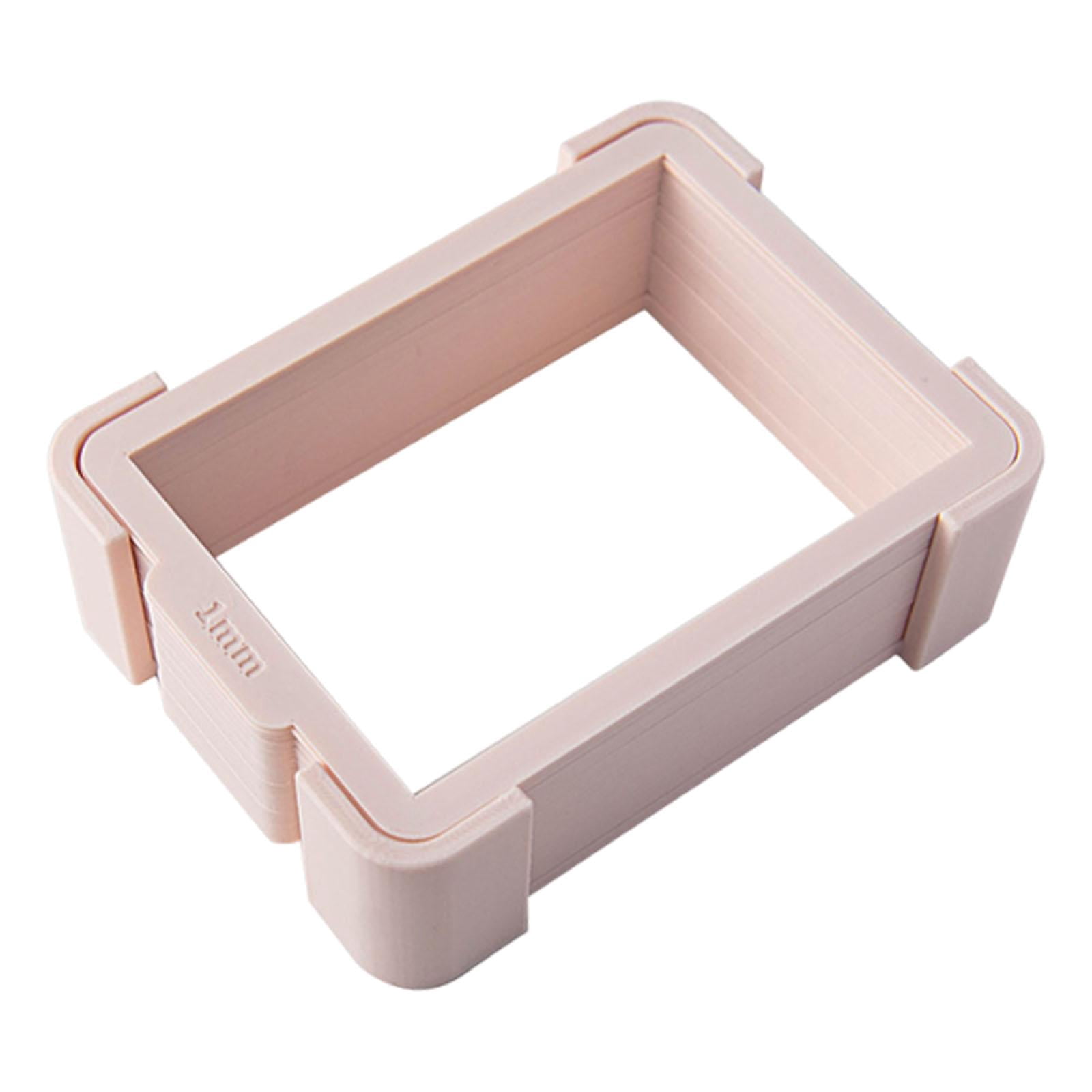 GUOOL Clay Rolling Frame Set with Fondant Rolling Depth Gauge for Clay And DIY Crafts - Professional, Portable And Easy-to-use Measuring Tool