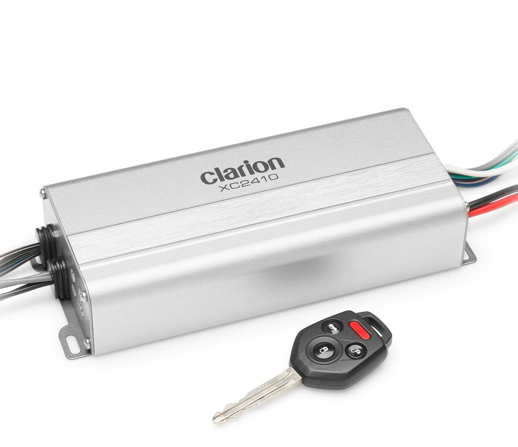 Clarion XC2410 UTV Marine Amplifier & Non-Ride Command RCA Adapter