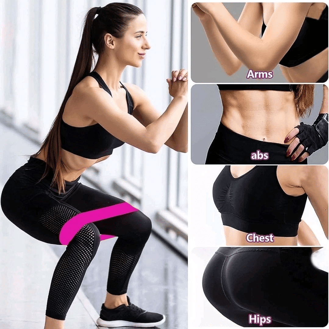 Workout Resistance Bands Loop Set Fitness Yoga Booty Leg Exercise Band Gym Fitness Butt Lift