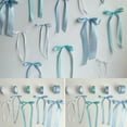 thumbnail image 6 of Sylvtty Ribbon Bow Wall Backdrop Pink Blue White Satin Bow Wall Decor for Bridal Shower Wedding Bachelorette Birthday Baby Shower Decor, 6 of 7