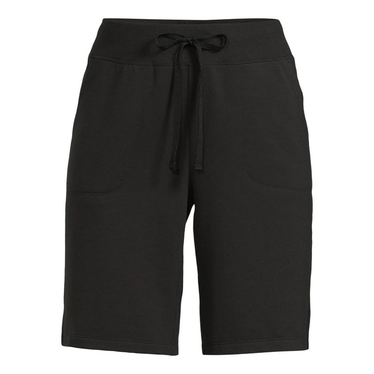 Athletic Works Women's French Terry Bermuda Shorts, Sizes XS Athletic Works Women's French Terry Bermuda Shorts, Sizes XS