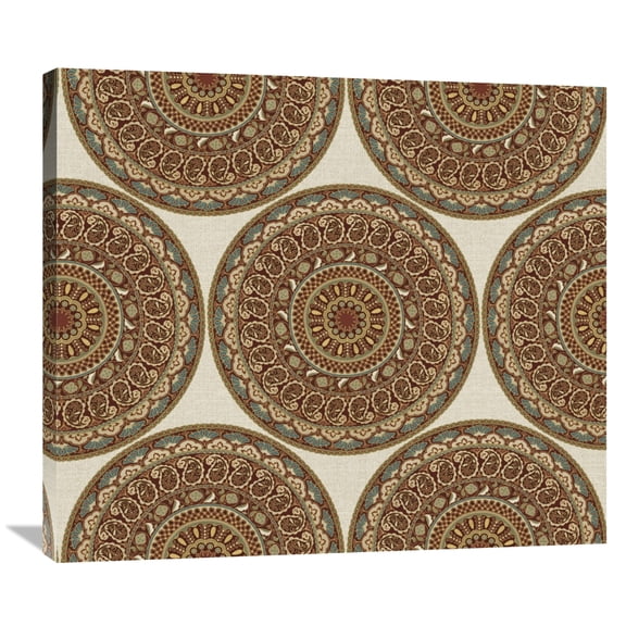Global Gallery Daphne Brissonnet 'Mandala Road Pattern I' Canvas Wall Art