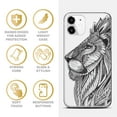 thumbnail image 4 of TPU Clear Case for iPhone 13 Pro Max with Tribal Leonesse design phone cover, 4 of 7