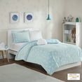 thumbnail image 3 of Home Essence Kids Mackenzie Glow In The Dark Blue 3 Piece Plush Comforter Set, Twin, 3 of 21