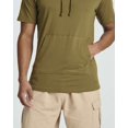 thumbnail image 4 of Real Essentials Men's Cotton Short-Sleeve Hoodie Hooded T-Shirt With Drawstring & Pockets (Available In Big & Tall), 4 of 6
