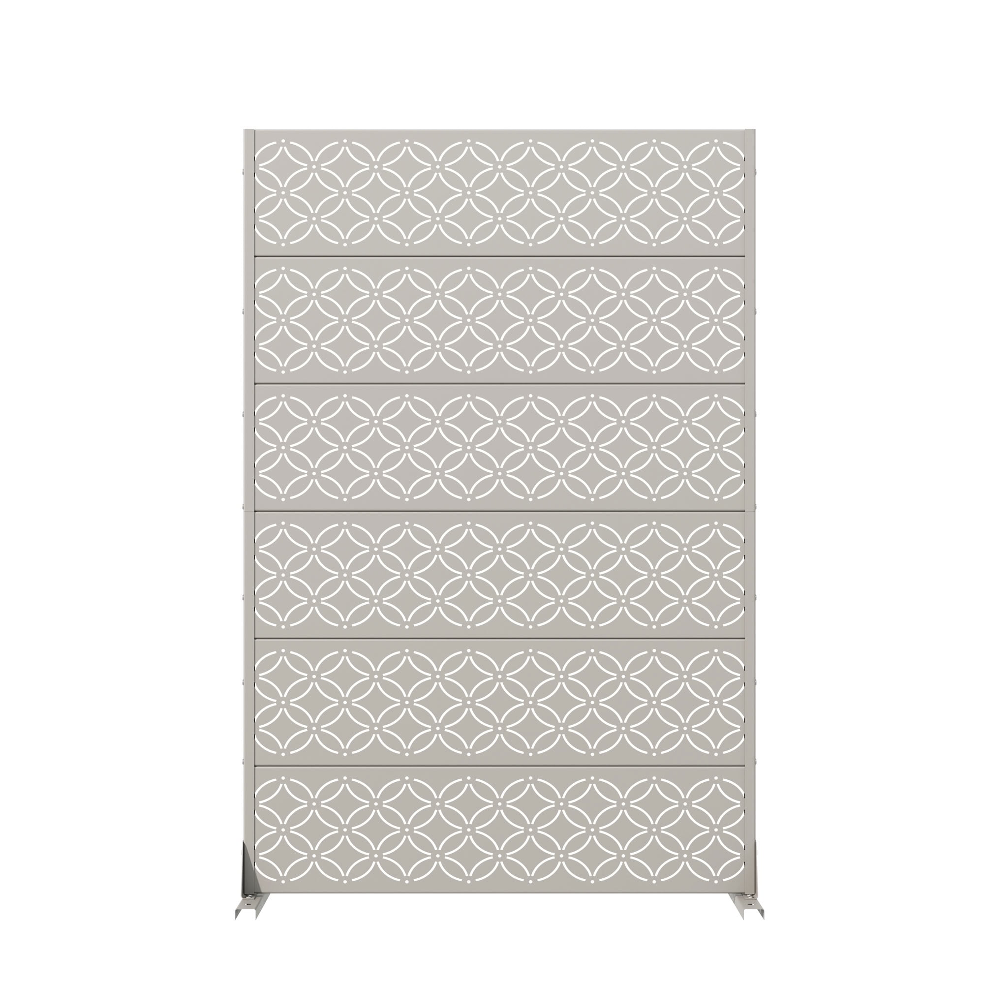 MAYEERTY 72*47in Outdoor Privacy Screen, Heavy Gauge Metal Privacy Fence, Privacy Panel for Patio, Balcony, Garden