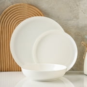 Stone Lain Gabrielle 12-Piece Dinnerware Set Bone China, White