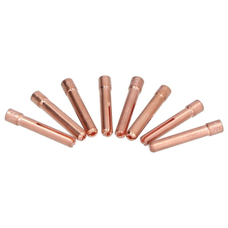 

Tebru Tig Welding Torch Accessories TIG Collet 20Pcs TIG Collet 1.6mm Orifice Tungsten Electrode For QQ150 Welding Torch Accessories WP‑9F