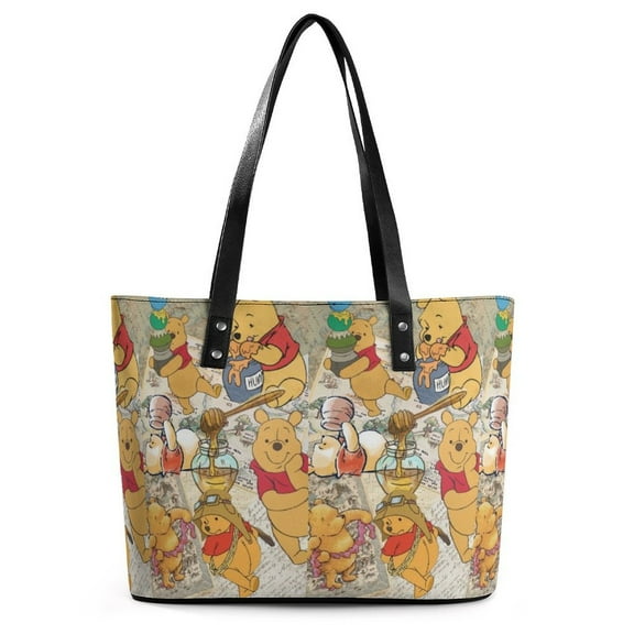 Winnie Handbag For Women Leather Shoulder Bag Casual Big Capacity Novelty Tote Bag