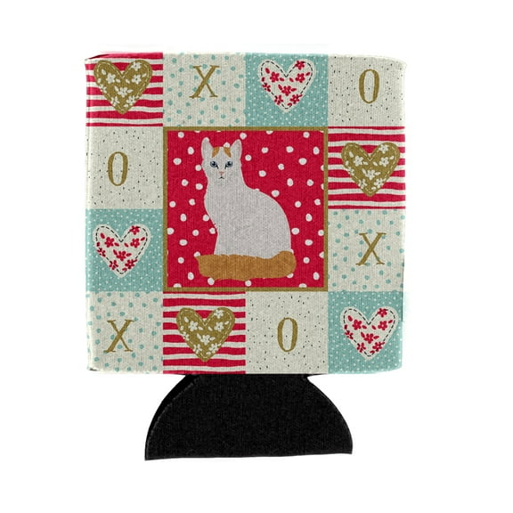 Carolines Treasures CK5802CC Turkish Van Cat Love Can or Bottle Hugger Can Hugger multicolor