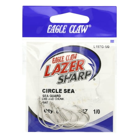UPC: 0047708625135 | Lazer Sharp L197GH-1/0 Lazer Circle Offset Hook  Size 1/0