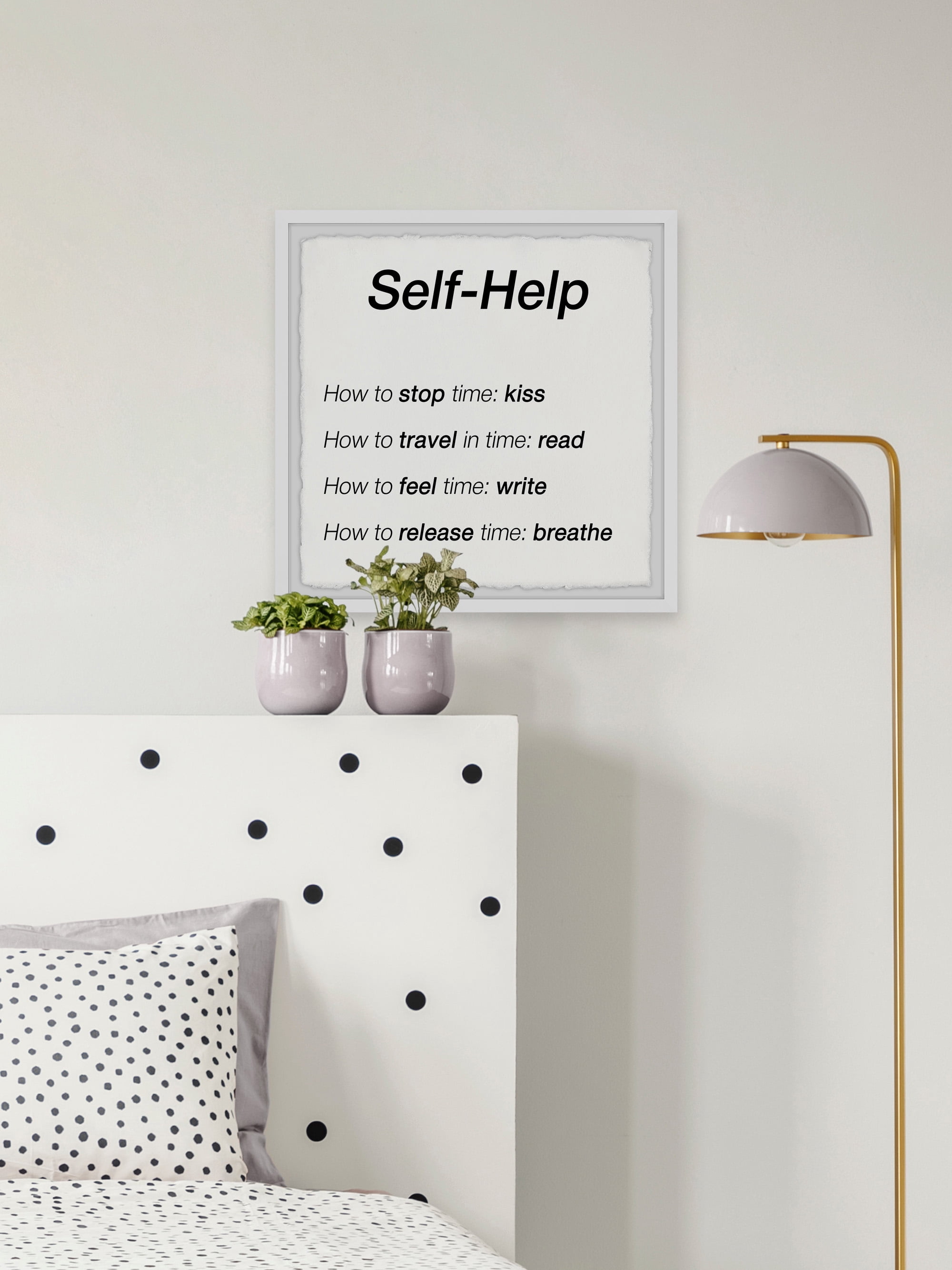 Marmont Hill Time Act Framed Wall Art