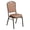 Gold Diamonds, variant on Bowery Hill Crown Back Banquet Stacking Chair in Black