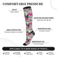 thumbnail image 2 of Pofeuu Orchids Flowers Print Compression Socks for Women & Men Circulation - Best Support for Nurses,Running,Athletic,Sports, 2 of 7