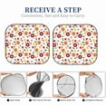 thumbnail image 6 of Haiem Oriental Cuisine Car Windshield Sun Shade (2 Pieces) Foldable Windshield Sun Shade Car Accessories for Truck SUV Pickup-Medium, 6 of 7