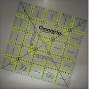 Dritz RN5 Omnigrip Non-Slip Quilters Ruler-5 in. x 5 in.