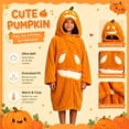 thumbnail image 2 of OJSFQUFP Halloween Pumpkin Long Sleeve Pajamas Boys & Girls Loose Fit Pumpkin Themed Loungewear Jumpsuit (0-5Y), 2 of 4