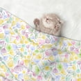 thumbnail image 2 of Pofeuu Colorful Dandelion Print Puppy Blanket,Dog Blankets,Pet Blanket Cozy Cat Blankets for Indoor Cats, Fuzzy Pet Blanket for Kitten Doggy Dog Blankets-Small, 2 of 8