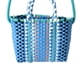 thumbnail image 5 of Bolsa tejida Jadeshay colorida de plástico, 5 of 5