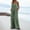 Gray, variant on PWPSG Women's Spaghetti Strap Clover Pattern Print Overalls, Straight Loose Leg, Convenient Side Pockets for outdoor outings White XL