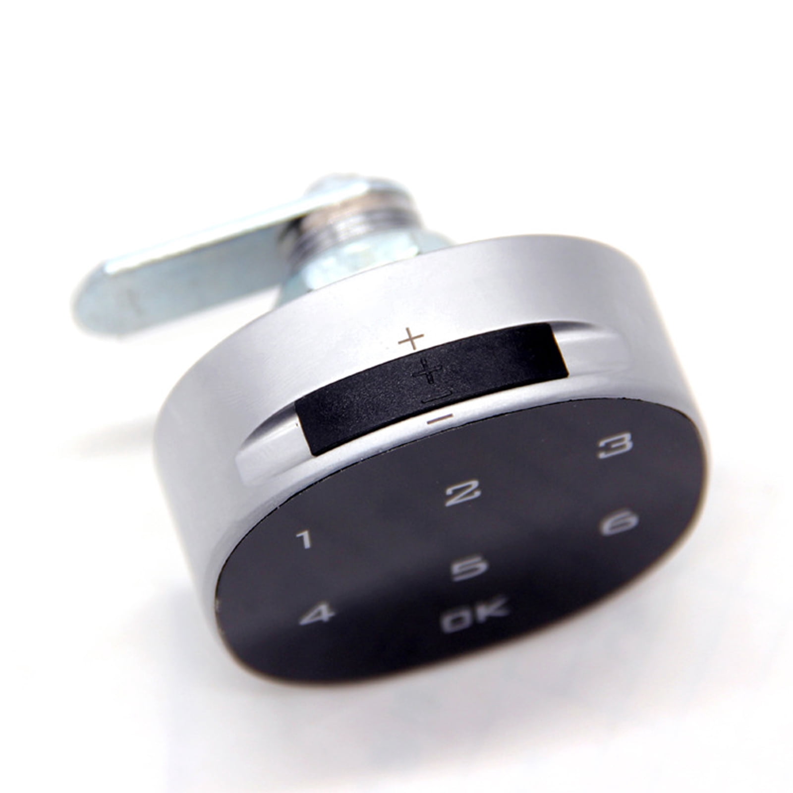 1* Electronic Password Lock, 57.5*57.5mm ouch Screen Digital Password Security Lock Wood Cabinet Keypad Drawer Office Electronic Lock With Lock Buckle& Mounting Screw