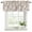 Light Beige Light Brown, variant on Beige Abstract Curtain Valances for Windows, Kitchen Valance Window Treatments Panel 2 Pack, Modern Oil Painted Art Contemporary Rod Pocket Short Curtains for Bathroom Bedroom 42 x 18 Inch