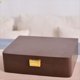 thumbnail image 5 of Caja de Almacenamiento de Joyas de Madera Maciza con Hebilla, Caja de Joyería con Compartimentos Múltiples y Tapa Abatible, Caja de Almacenamiento con Compartimentos para Joyas, 5 of 10