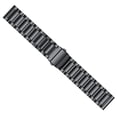 thumbnail image 1 of CIMAXIC Stainless Steel Watch Strap Smartwatch Band Metal Slingshot Buckle Chain Style Watchband Watch Replacement Strap Compatible for Garmin vivoactive 3 (Black),7.09"X0.79"X0.39", 1 of 4