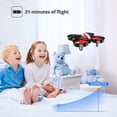 thumbnail image 6 of Holy Stone HS210 Mini Drone Throw to go Indoor RC Nano Quadcopter Plane with Altitude Hold 3 Batteries One Key Take Off Landing, Red, 6 of 8