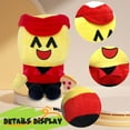 thumbnail image 2 of 8 Inch Cartoon Plush, Stuffed Figure Pillow for Room Decor for Video Game Fans, 2 of 6