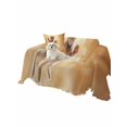 thumbnail image 2 of Couch Cover, Sofa Cover Blanket for 1 Seat Cushion, Sectional Sofa Slipcover Furniture Protector for Living Room Bedroom 71''x91'', 2 of 9