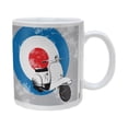 thumbnail image 1 of Mod - Taza Scooter With Target (Blanco, Azul, Rojo), 1 of 2