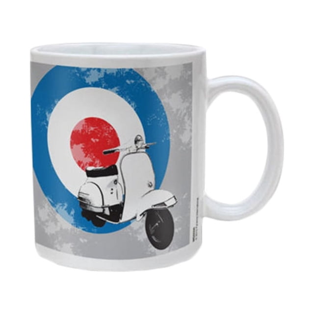 Mod - Taza Scooter With Target (Blanco, Azul, Rojo)
