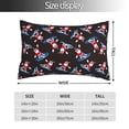 thumbnail image 2 of Salouo Surfing Santa Pattern Pillow Cases,1PC Pillow Covers with Envelope Closure Decorative Pillow Case for Bed Couch,Pillows Not Included-14"x20", 2 of 6