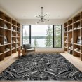 thumbnail image 2 of ODIKA 9'x12' Washable Area Rug Snack Inspired Spotted Marbled Patchwork Bold Motif Cow Abstract Refined for Master Suite, California King, Under Bed, Non-Shedding, Easy Care, 2 of 7