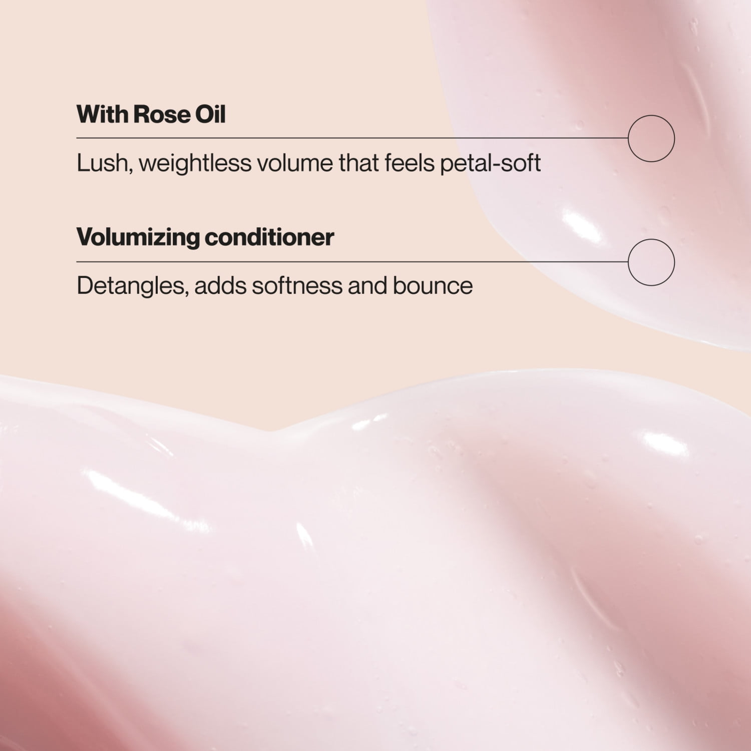 Suave Rose Oil Infusion Volumizing Conditioner for Fine, Flat Hair, 28 FL OZ Pump