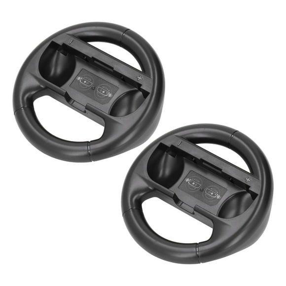 Game Controller Racing Steering Wheel Grip for Switch JoyCon, Universal Compatibility Enhances Racing Drifting with ABS Material and Portable Design