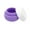 Purple, variant on Blue Silicone Travel Cosmetics Dispenser, Gemice Travel Containers for Toiletries Silicone Jars Approved Travel Size Containers Leak Proof Travel Accessories with Lid for Cosmetic Makeup Body Hand