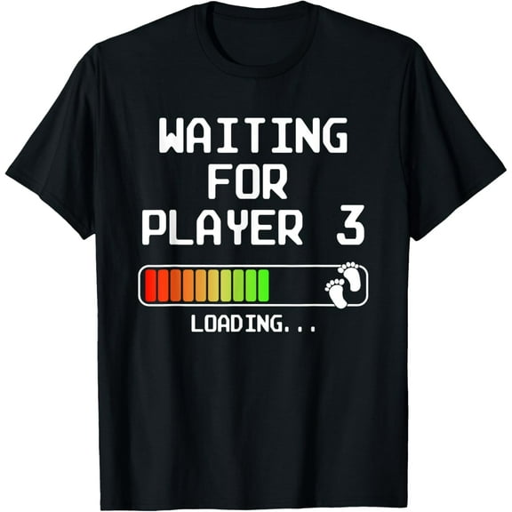 t-shirt Expectant Dad To Be Gamer Pregnancy Announcement Player 3 T-Shirt.