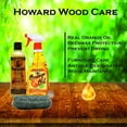 Howard FeedNWax Wood Preserver 16 Ounce and Howard Orange Oil
